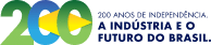 Logo do projeto 200 Anos de Independência – a indústria e o futuro do Brasil