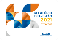 Capa do Relatório de Gestão do SESI de 2021