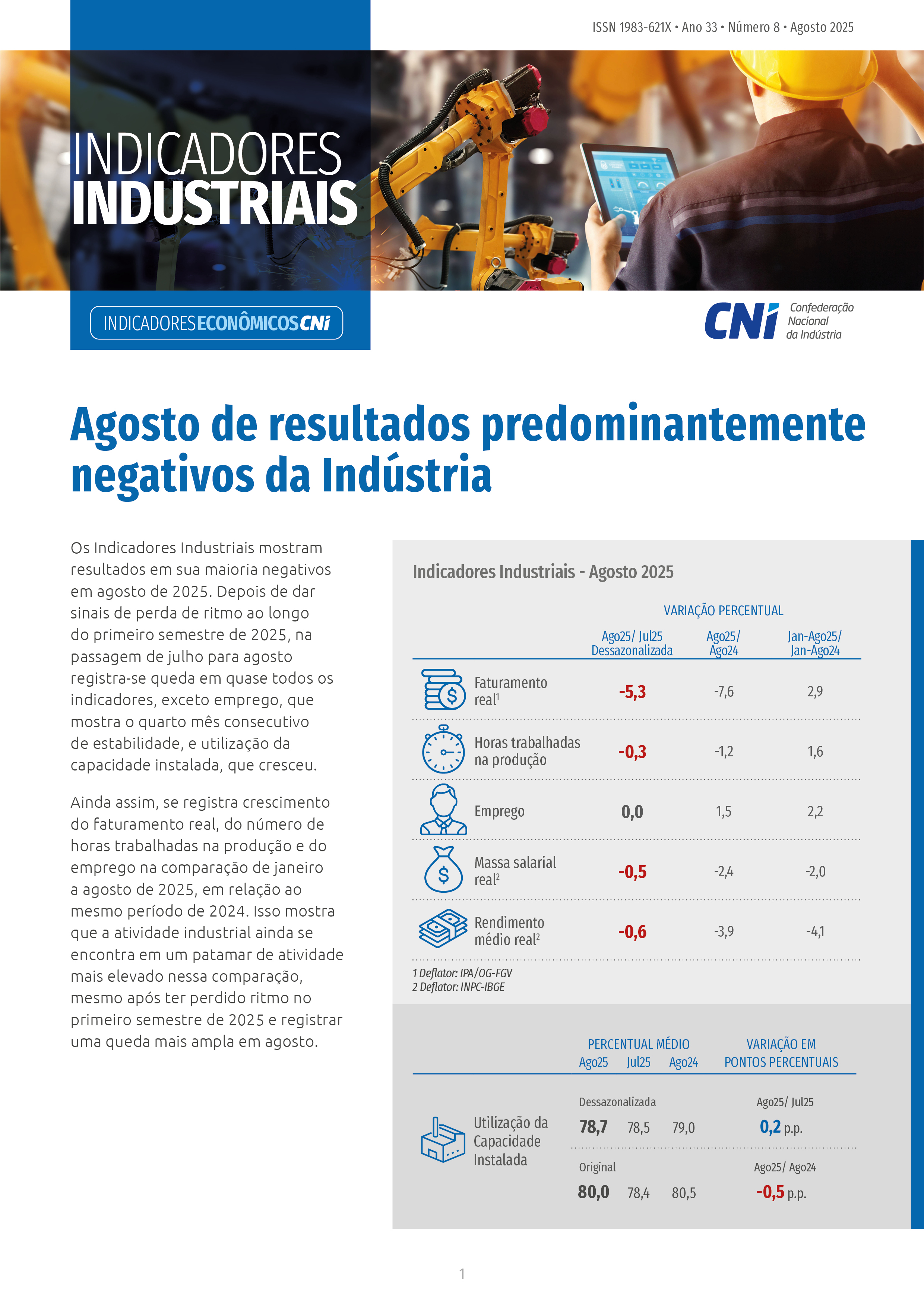 Indicadores Industriais