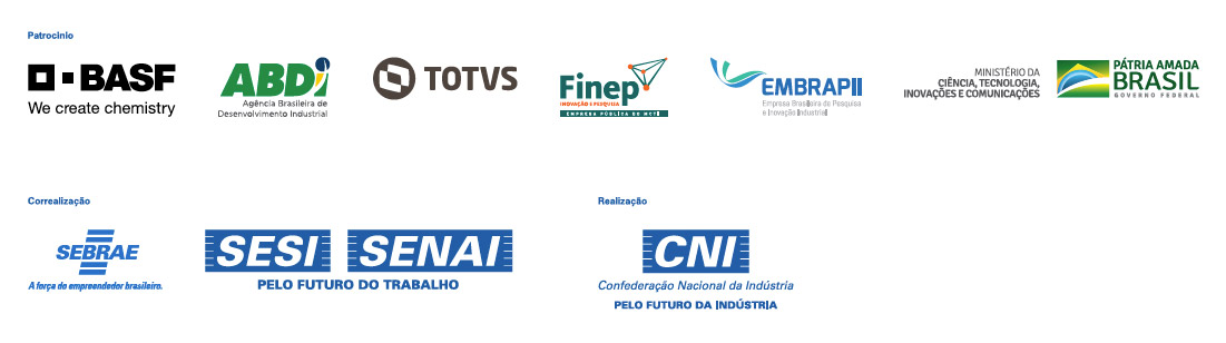 Listagem de patrocinadores do ENAI 2020