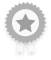icone de uma condecoração representando certificado eletrônico de participação