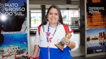 Melhor competidora de MS na Olimpíada do Conhecimento destaca excelência do Senai