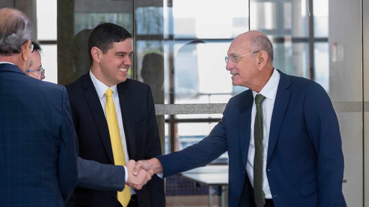 Compem dá as boas-vindas ao novo presidente e recebe secretário-executivo do MEMP