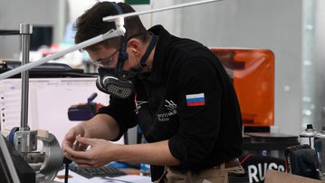 Rússia é uma das favoritas no mundial de profissões, após ser treinada pelo SENAI