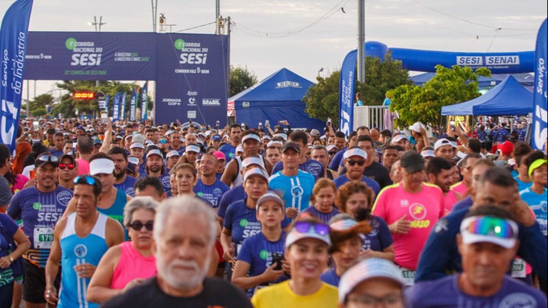 Foi dada a largada! Estão abertas as inscrições da 2ª Corrida Nacional do SESI