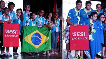Equipes do SESI ganham prêmios em torneio de robótica nas Filipinas
