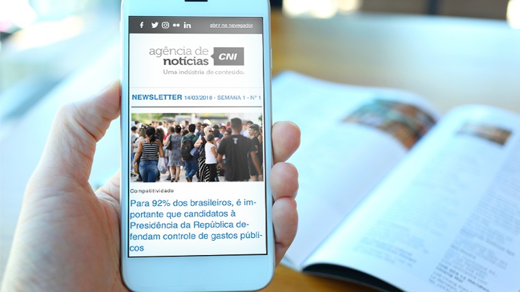 Agência CNI de Notícias lança Newsletter semanal