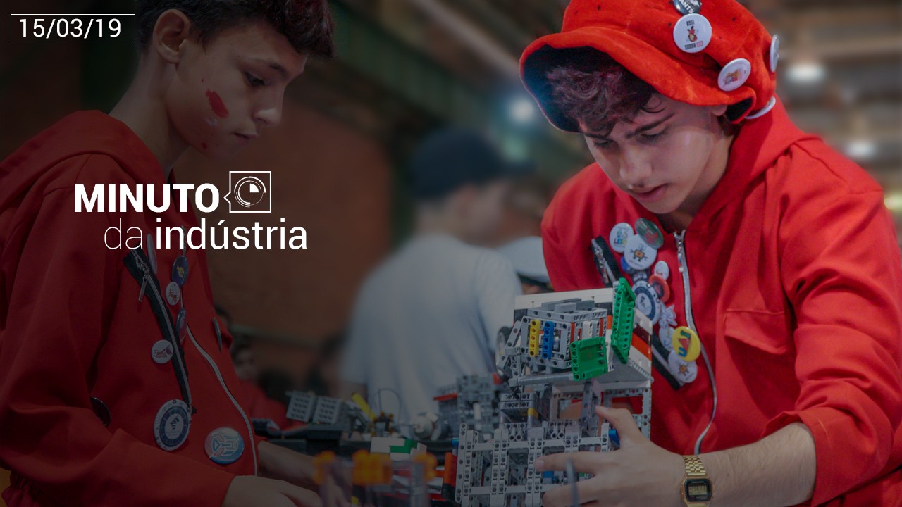 VÍDEO: Estudantes vão representar o Brasil em torneios internacionais de robótica. Veja no Minuto da Indústria