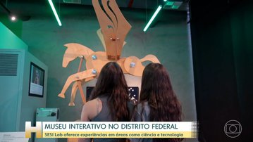 SESI Lab é destaque no Jornal Hoje como o maior museu interativo do Brasil