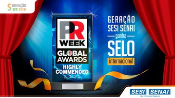 App Geração SESI SENAI ganha selo de destaque em premiação internacional