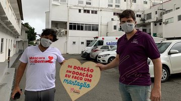 Empresas da Bahia doam máscaras de proteção facial e cestas básicas