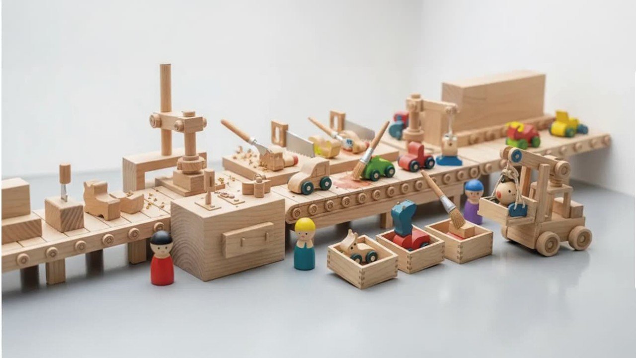 A fantástica fábrica de brinquedos verdes e conectados A fantástica fábrica de brinquedos verdes e conectados