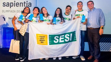 Canudo biodegradável de alunos do SESI leva medalha de ouro na Olimpíada do Futuro