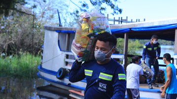 Indústria doa cestas básicas para comunidades do Pará
