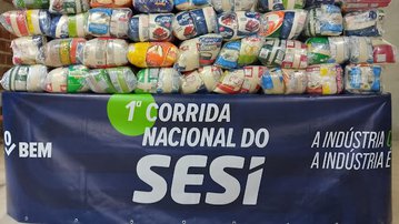 Leia mais 1ª Corrida Nacional do SESI arrecada mais de 59 toneladas de alimentos