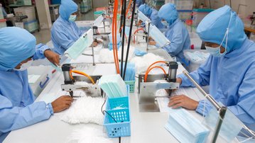 Indústria supre mais da metade de demanda por produtos usados no combate ao coronavírus