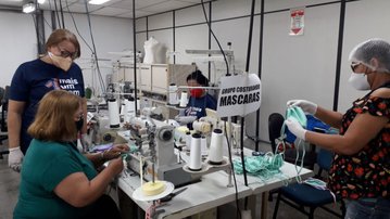 SENAI de Goiás e Ministério do Trabalho produzem EPIs para pessoas em vulnerabilidade social