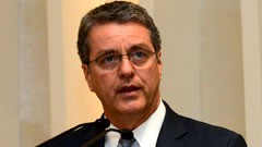 Brasil não pode depender da taxa de câmbio, diz Roberto Azevêdo