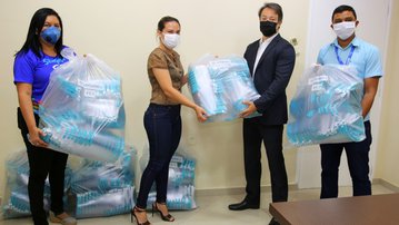 SENAI Amapá doa mais de 600 protetores faciais para profissionais de saúde
