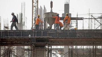 Confiança do empresário da construção cresce e ultrapassa a média histórica