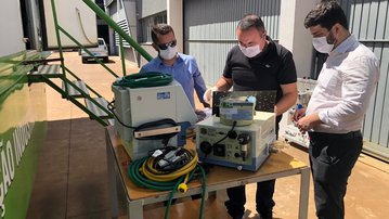 SENAI devolve 3 respiradores consertados em Mato Grosso do Sul