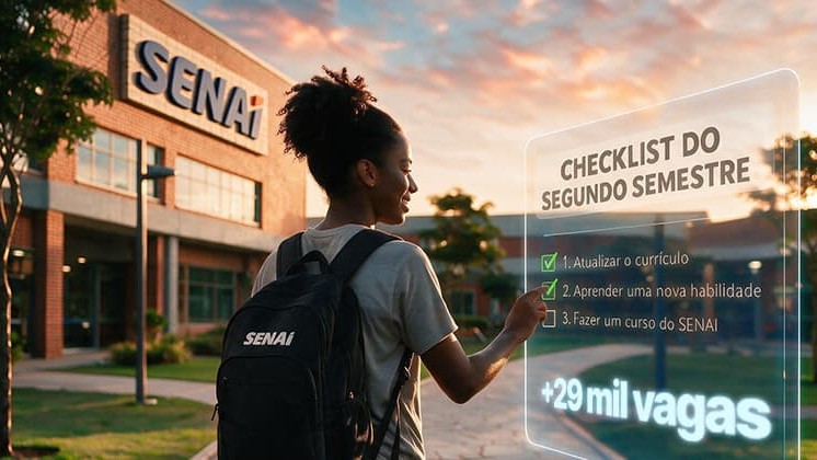 Segundo semestre, novas metas? SENAI tem mais de 29 mil vagas para quem quer mudar de carreira