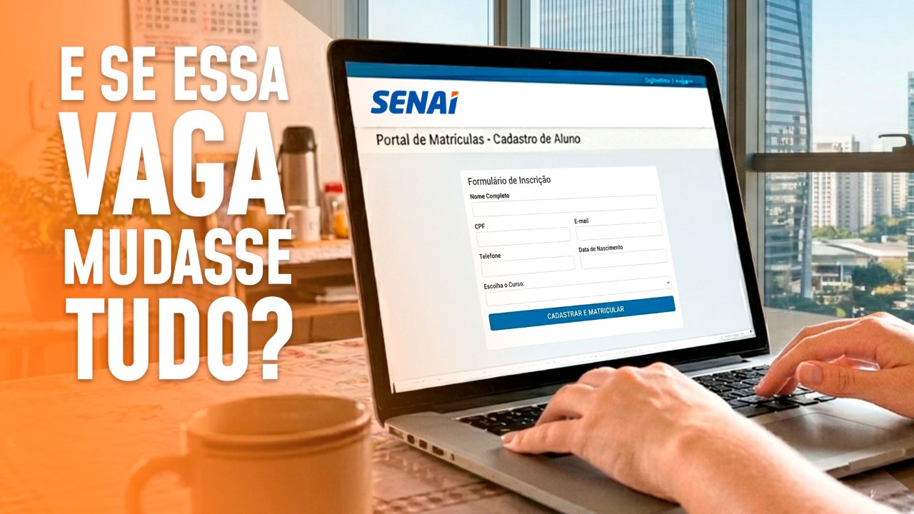 E se essa for a sua chance? SENAI tem mais de 41 mil vagas abertas para diversos cursos