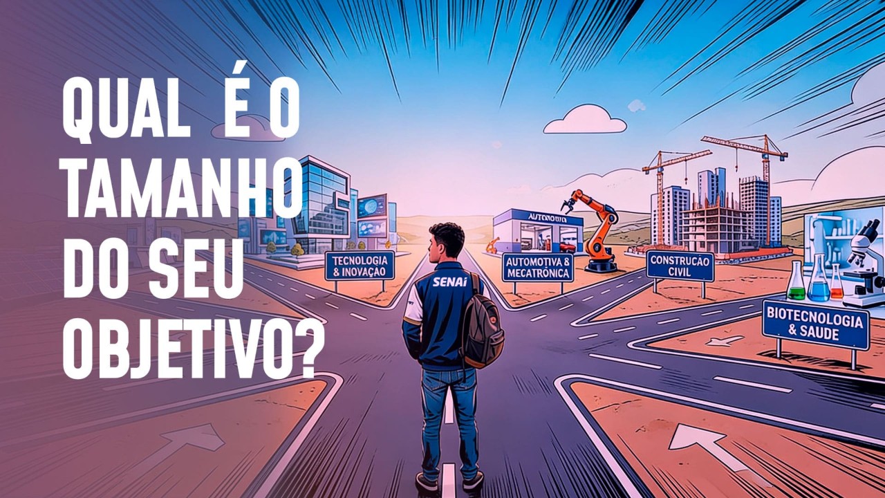 Mais 35 mil oportunidades no SENAI: qual é o tamanho do seu próximo objetivo? Mais 35 mil oportunidades no SENAI: qual é o tamanho do seu próximo objetivo?