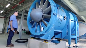 Instituto SENAI de Inovação monta laboratório com túnel de vento