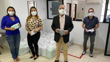 SESI da Paraíba entrega 15 mil máscaras ao Sinduscon