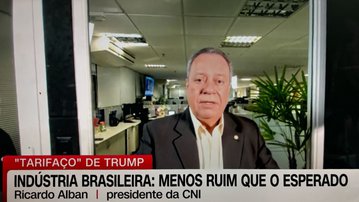 Presidente da CNI, Ricardo Alban, analisa impacto das tarifas de Trump