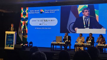 Comércio Brasil–Índia quase triplica e indústria cobra avanço em acordo bilateral