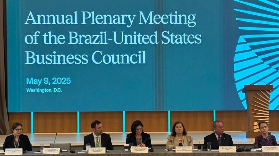Em encontros com representantes de governo dos EUA, CNI defende intensificação do diálogo