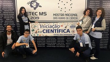 Estudantes do SESI apresentam inovações no maior evento científico da América Latina