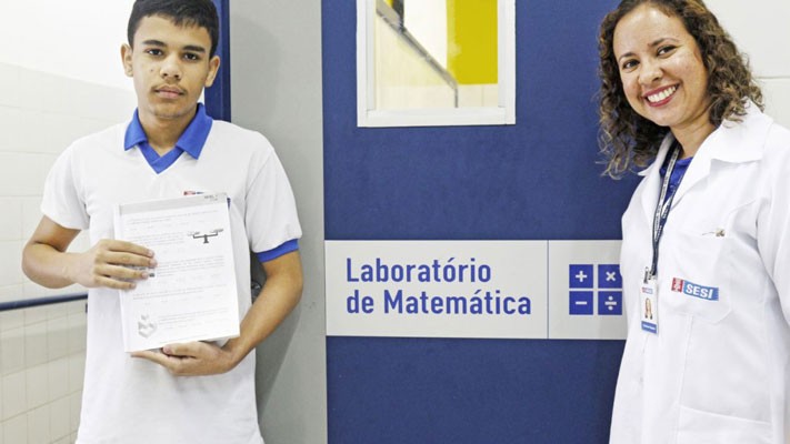 Estudante do SESI é destaque em concurso de Matemática organizado por associação internacional