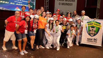 Cinco equipes de robótica de Santa Catarina se classificam para etapa nacional do Torneio FLL