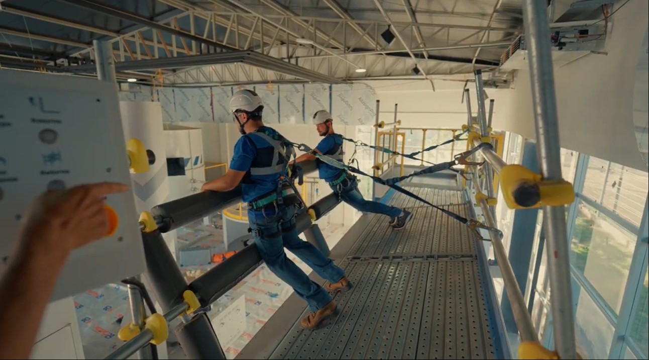 <p>O SESI Experience conta com 14 contêineres equipados para treinamentos específicos. Foto: divulgação FIEMT</p>
