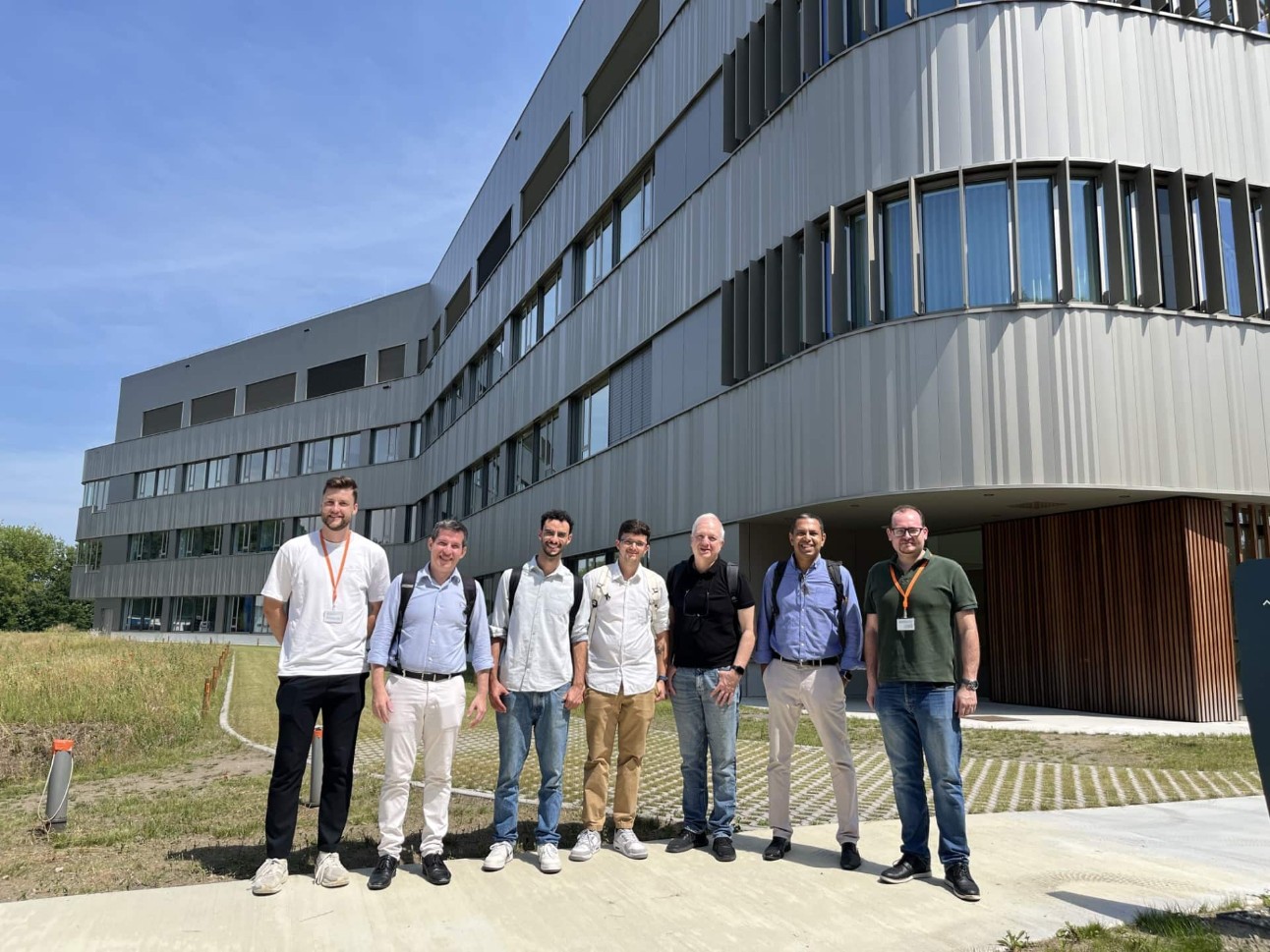 Representantes do SENAI CETIQT participaram de missão técnica na Bélgica, Alemanha e Holanda para conhecer tecnologias e iniciativas voltadas à reciclagem têxtil e à economia circular. Foto: SENAI CETIQT/Divulgação