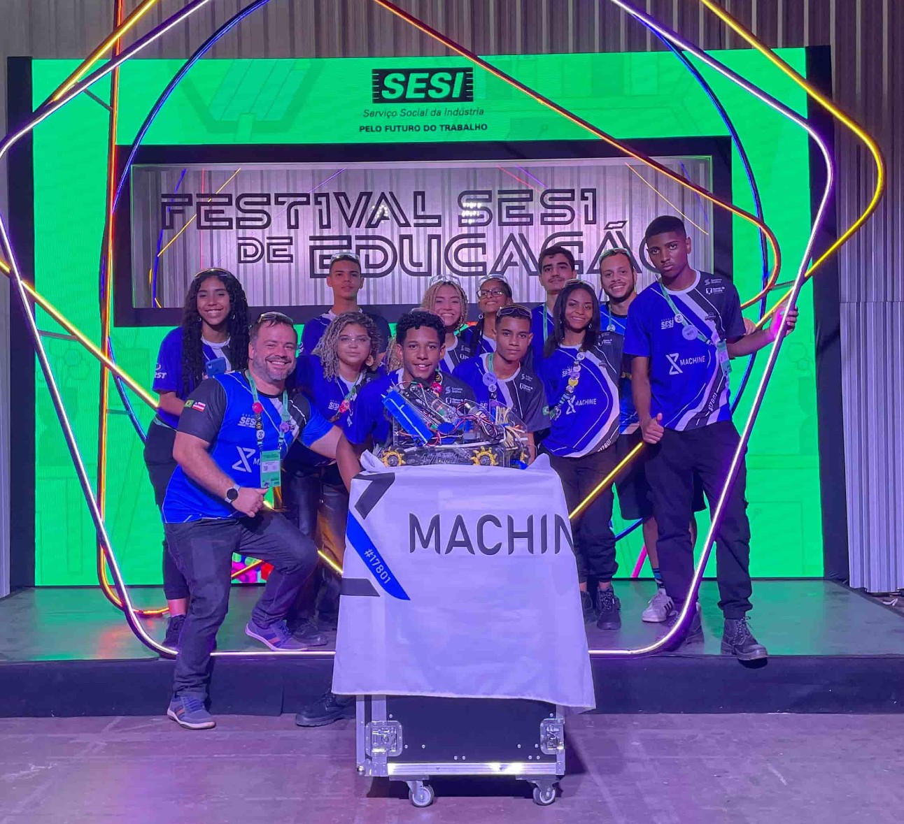 A Xmachine é uma equipe de robótica que surgiu em novembro de 2019 e compete na categoria FTC