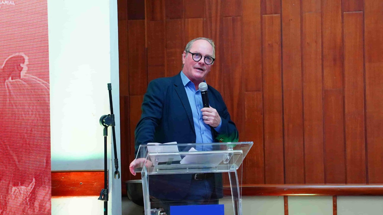 Para Carlos Alberto Bork, superintendente de Projetos de Inovação da CNI, simplificar o acesso a recursos de inovação é essencial para apoiar o crescimento das empresas. Foto: Luca Guimarães / FIEG