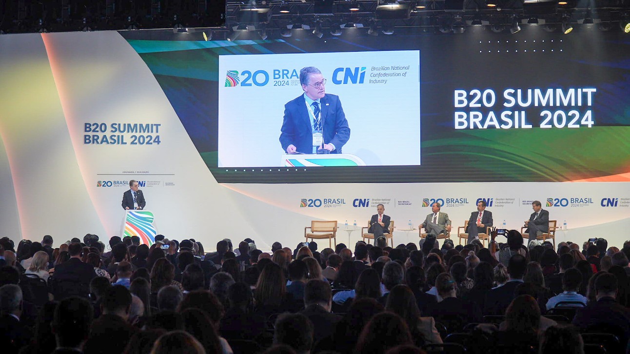 Há na estrutura, ainda, o International Business Advocacy Caucus, liderado pelo chair do B20 Brasil, Dan Ioschpe, que reúne CEOs dos países do G20 como embaixadores que dão visibilidade e legitimidade ao B20