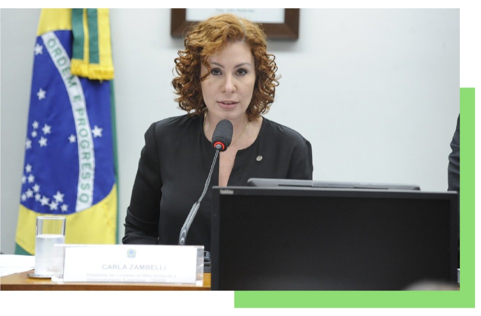 Relatora da regulamentação do mercado de carbono, a deputada federal Carla Zambelli (PSL-SP) acredita na aprovação do texto ainda em 2021