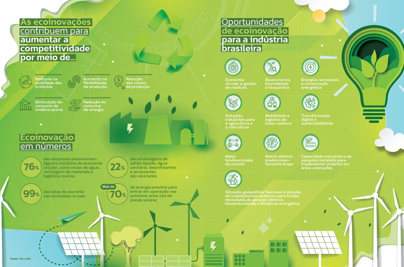 infográfico explicativo nas cores verde, azul e branco