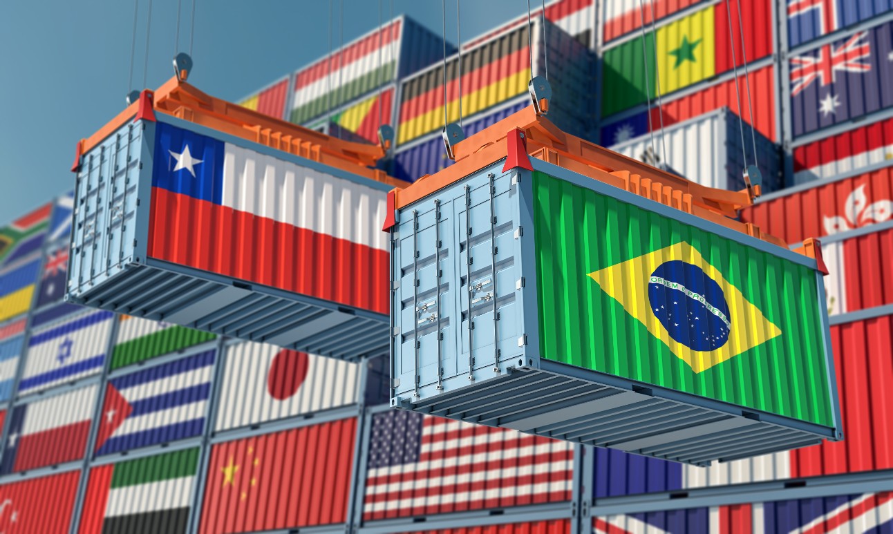 Em 2020, o Chile foi o segundo maior parceiro da indústria brasileira entre os países da América do Sul