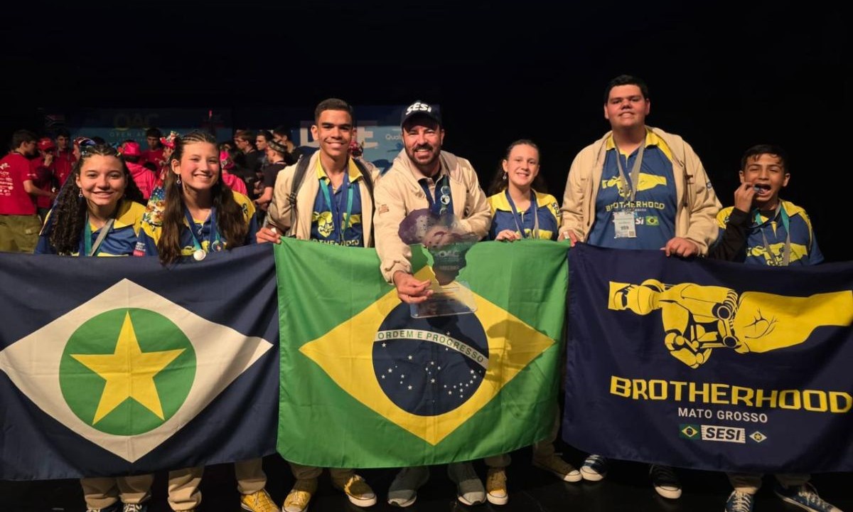 Esta foi a primeira vez que a equipe participou de um campeonato internacional