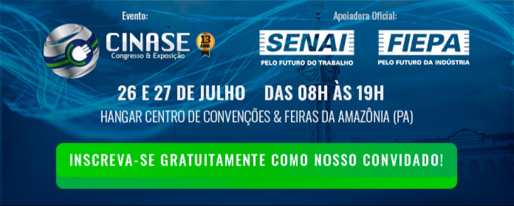banner: Evento SENAI, 26 e 27 de julho