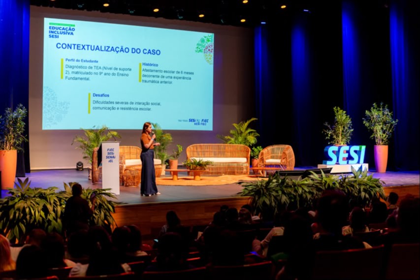 Segundo a professora Georgine Fabrinne, um dos maiores desafios da educação inclusiva é evitar que o diagnóstico se torne a identidade do estudante dentro da escola