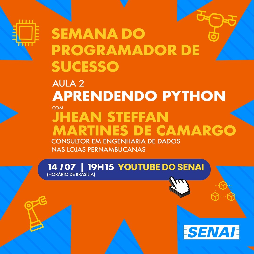 Confira a programação de lives da semana